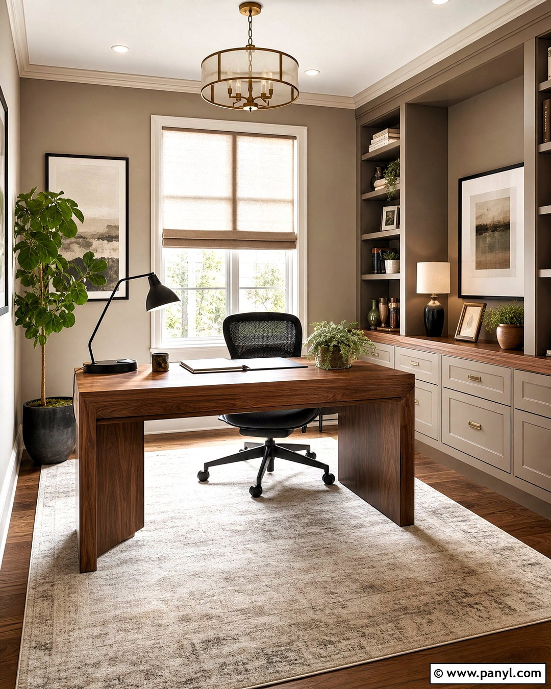 Revere Pewter Home Office With Walnut Furniture - 20 bm revere pewter ideas