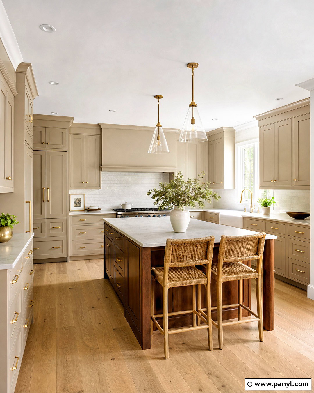 Revere Pewter Kitchen Cabinets With Warm White Walls - 20 bm revere pewter ideas