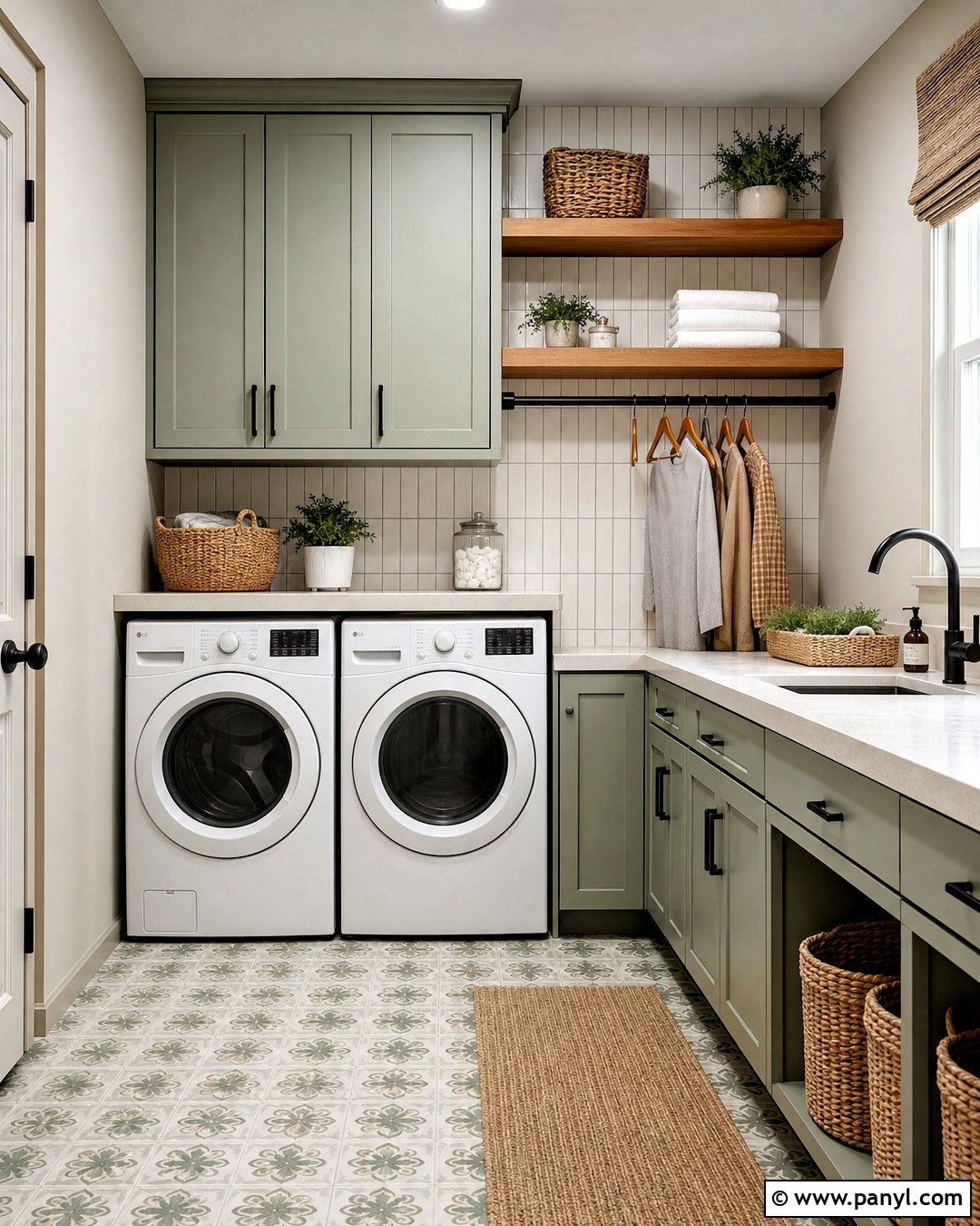 Revere Pewter Laundry Room With Sage Green - 20 bm revere pewter ideas