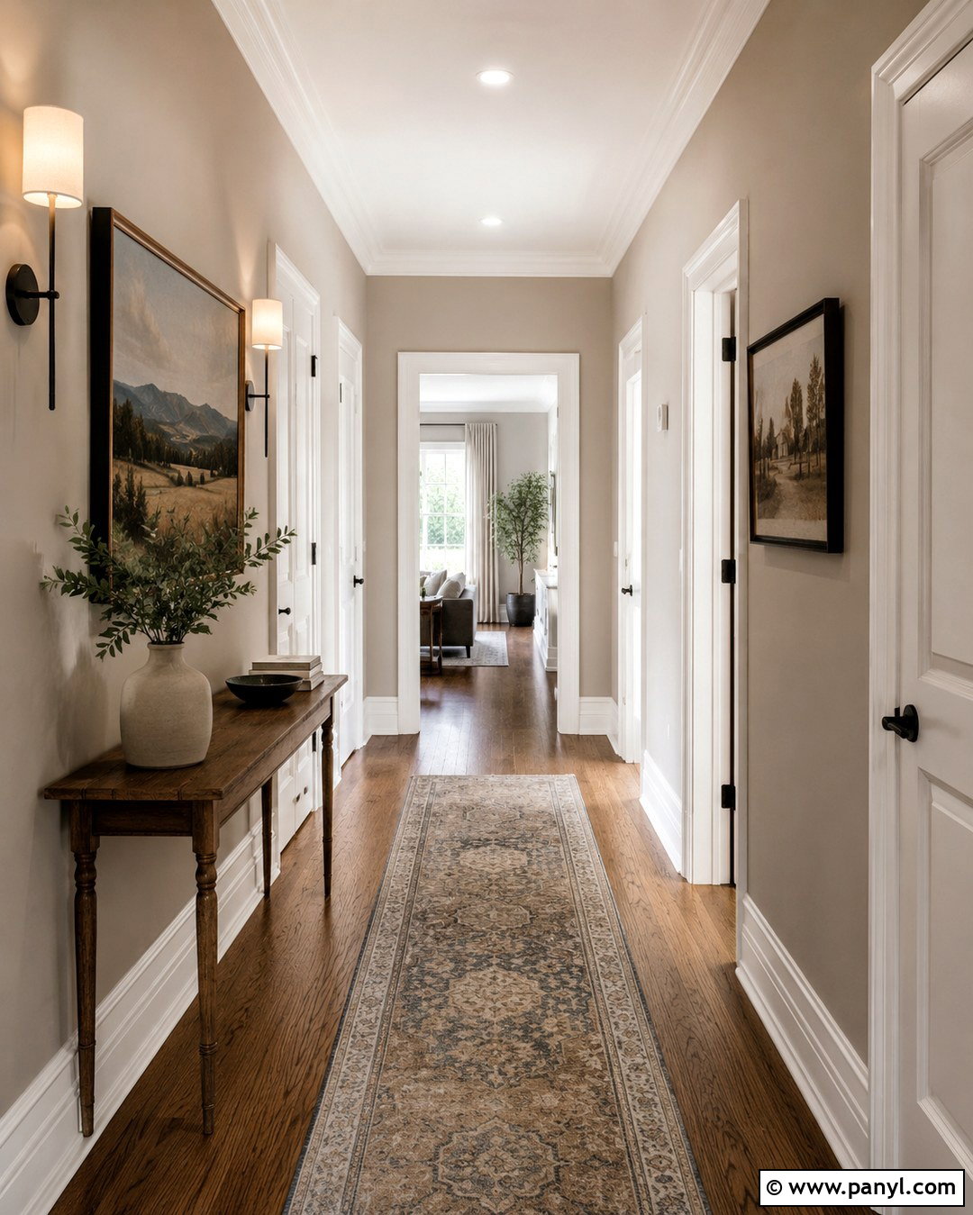 Revere Pewter Tan Hallway - 20 Tan Wall Paint Colors