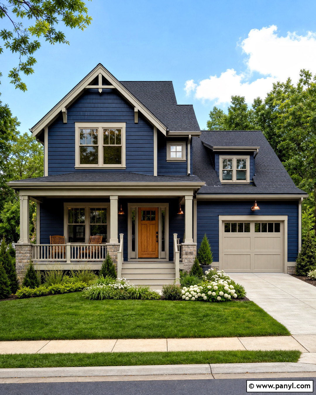 Revere Pewter Trim With Blue Siding - 20 revere pewter trim ideas