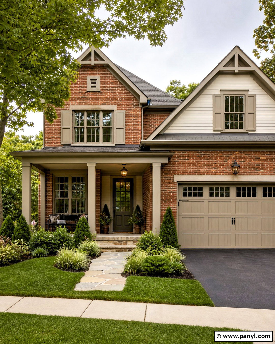 Revere Pewter Trim With Red Brick - 20 revere pewter trim ideas