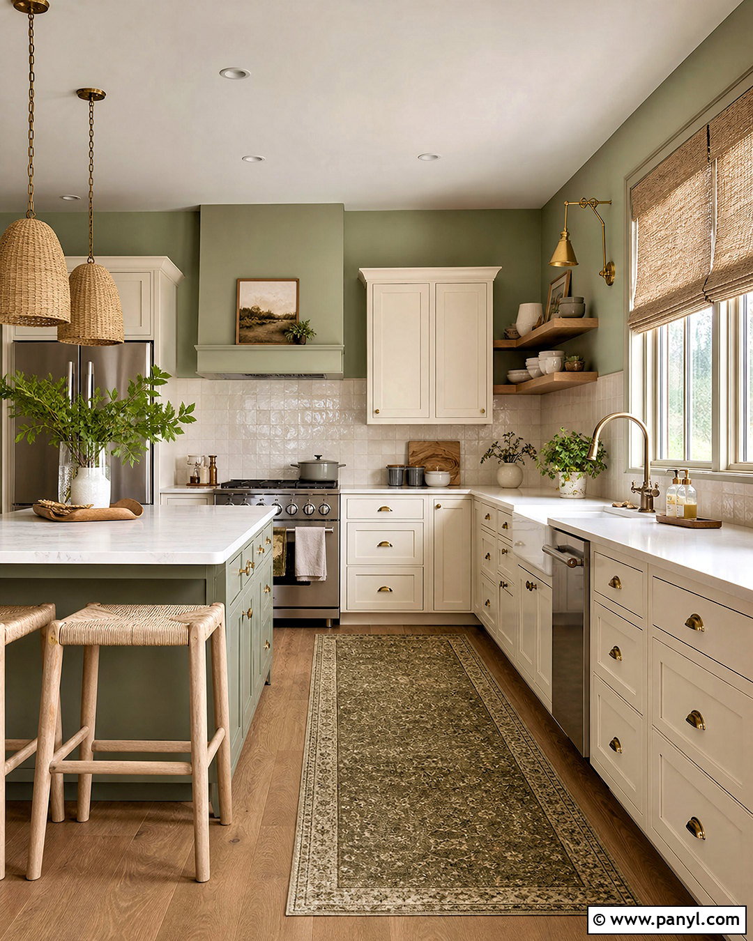 Revere Pewter Trim With Sage Green Walls - 20 revere pewter trim ideas
