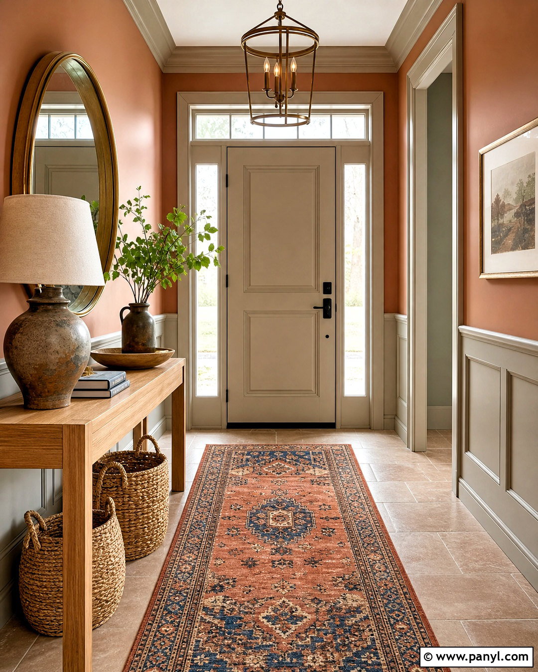 Revere Pewter Trim With Terracotta Walls - 20 revere pewter trim ideas