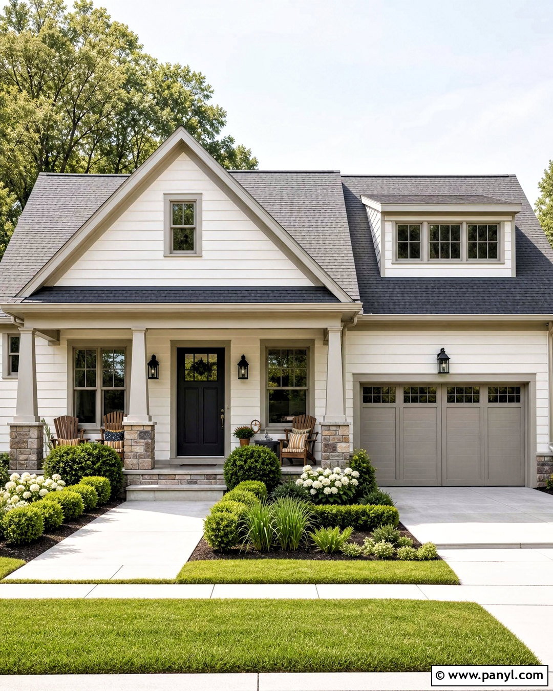 Revere Pewter Trim With White Siding - 20 revere pewter trim ideas