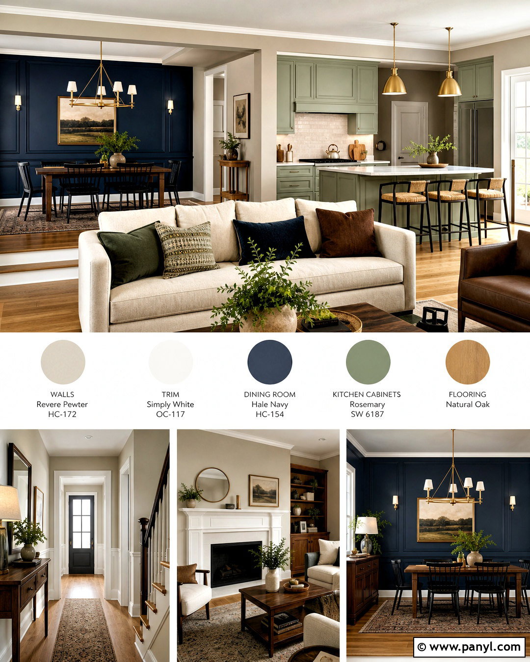 20 Revere Pewter Color Scheme Ideas for Warm, Timeless Rooms