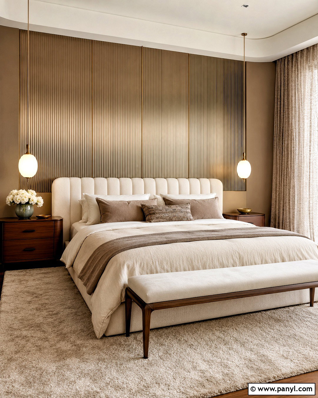 Ribbed Metal Wall Panel Bedroom - 20 metal wall panel ideas