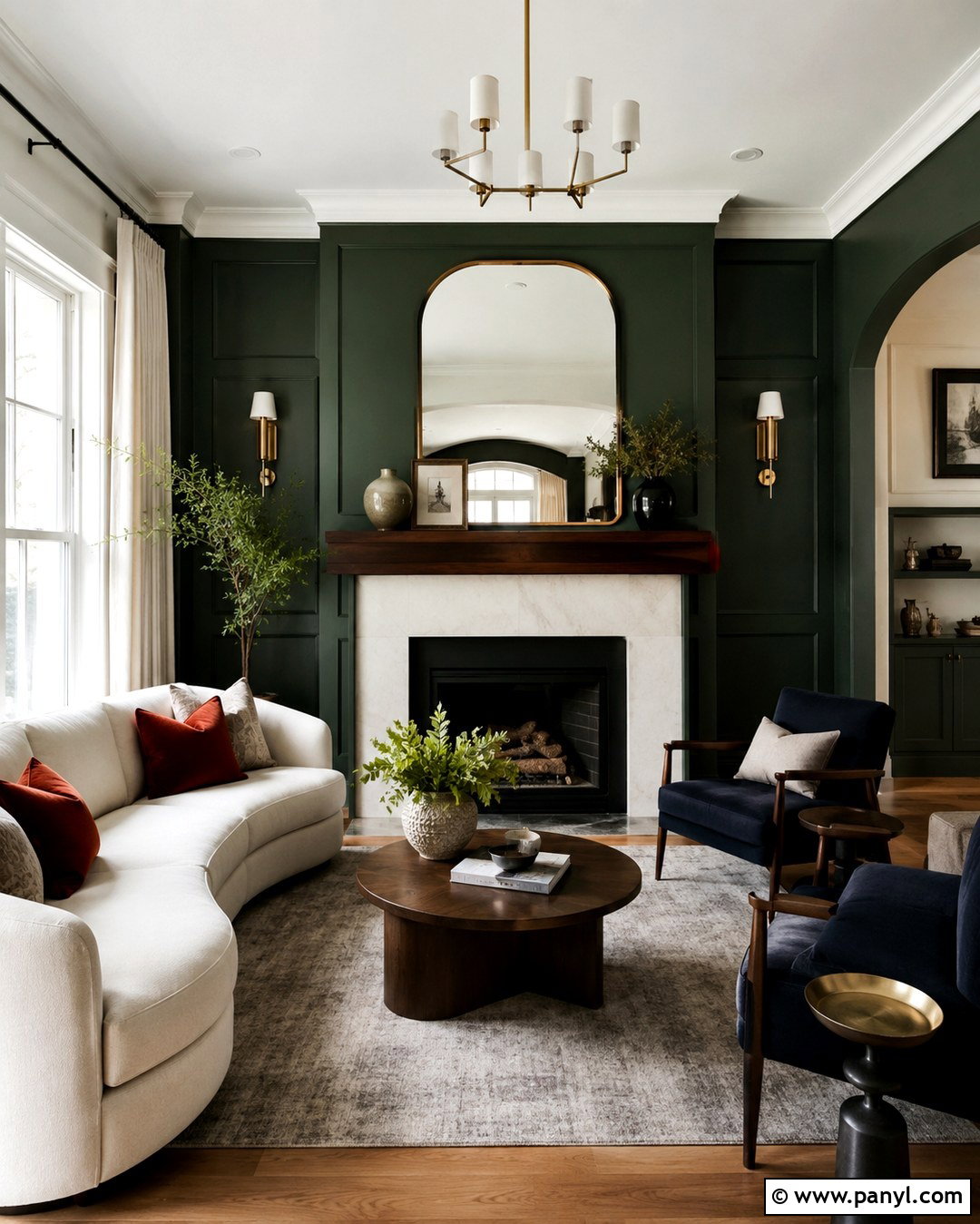 Rich Jade Green Fireplace Wall - 20 Green Fireplace Wall Paint Colors