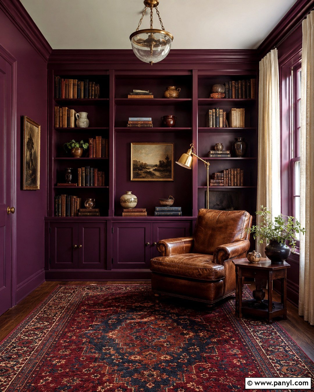 Rich Plum Wall Color - 20 New Wall Colors
