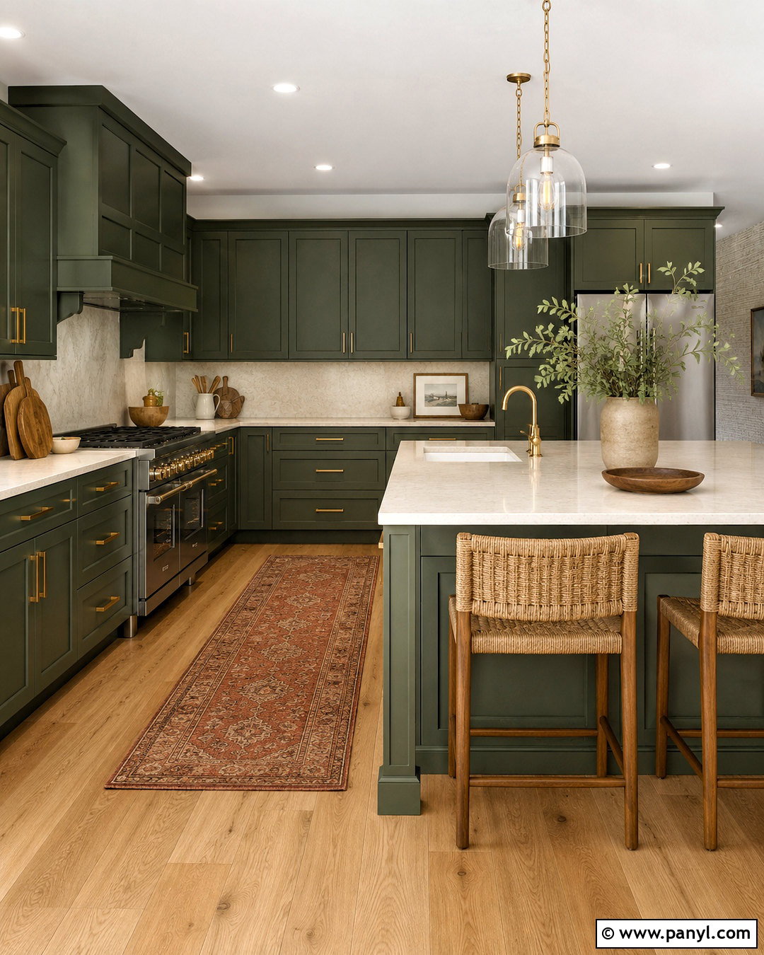 Ripe Olive Dark Green Paint - 20 dark green paint colors