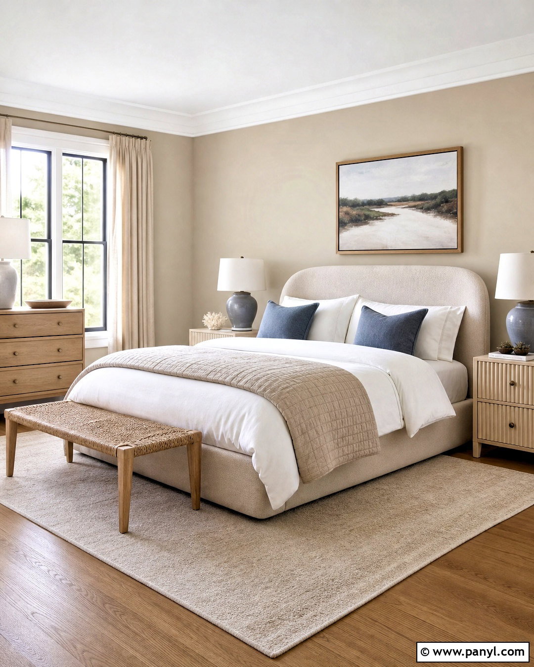 Rivers Edge SW 7517 Bedroom - 20 sherwin williams warm neutrals