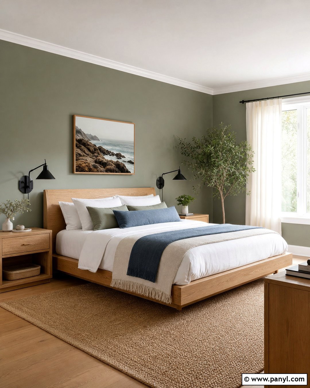 Rocky Coast Bedroom With Light Oak Furniture - 35 rocky coast benjamin moore ideas