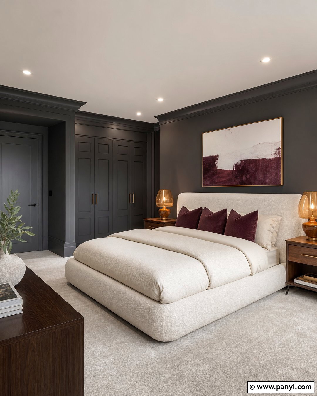 Rocky Coast Color Drenched Bedroom - 35 rocky coast benjamin moore ideas