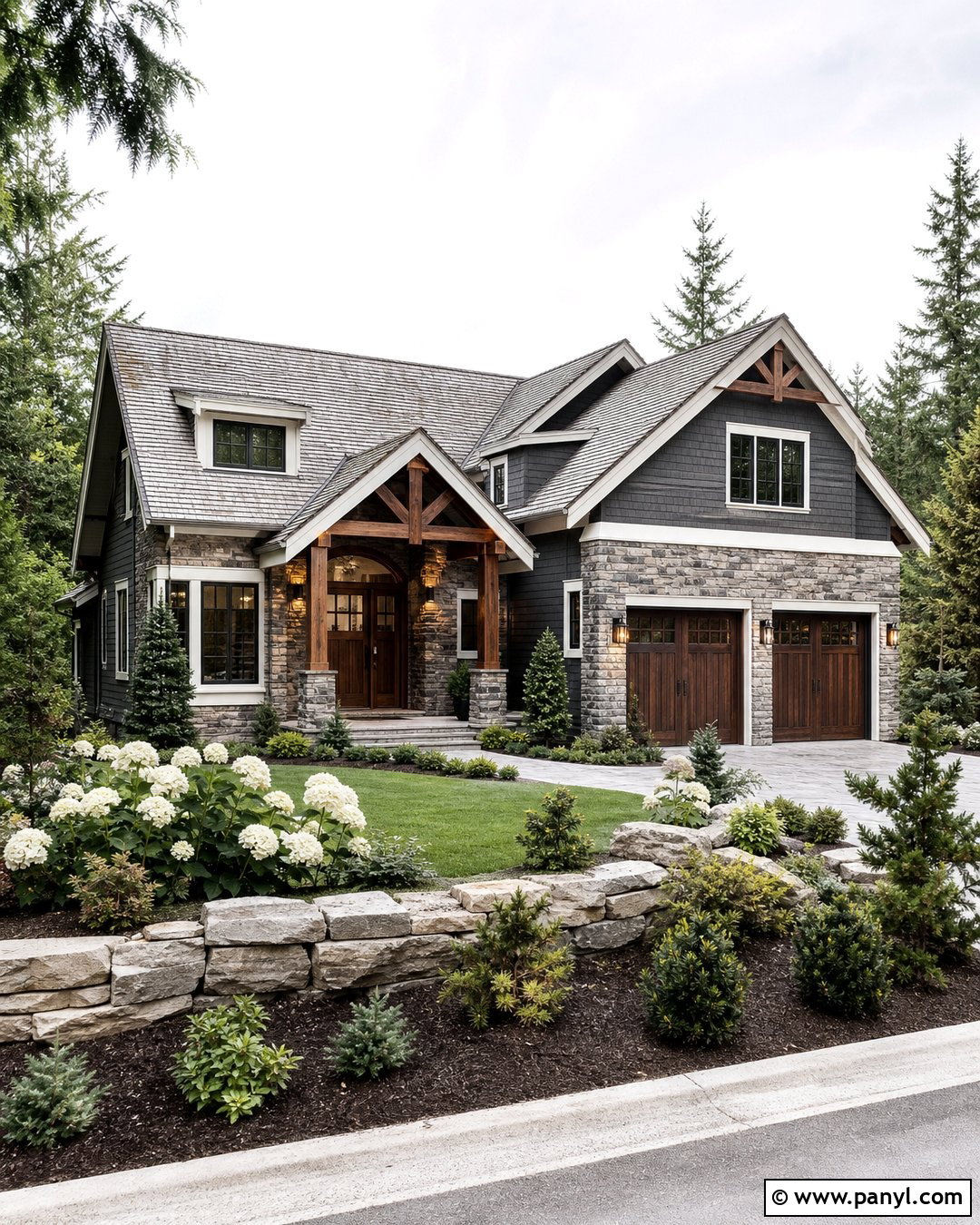 Rocky Coast Exterior With Stone - 35 rocky coast benjamin moore ideas