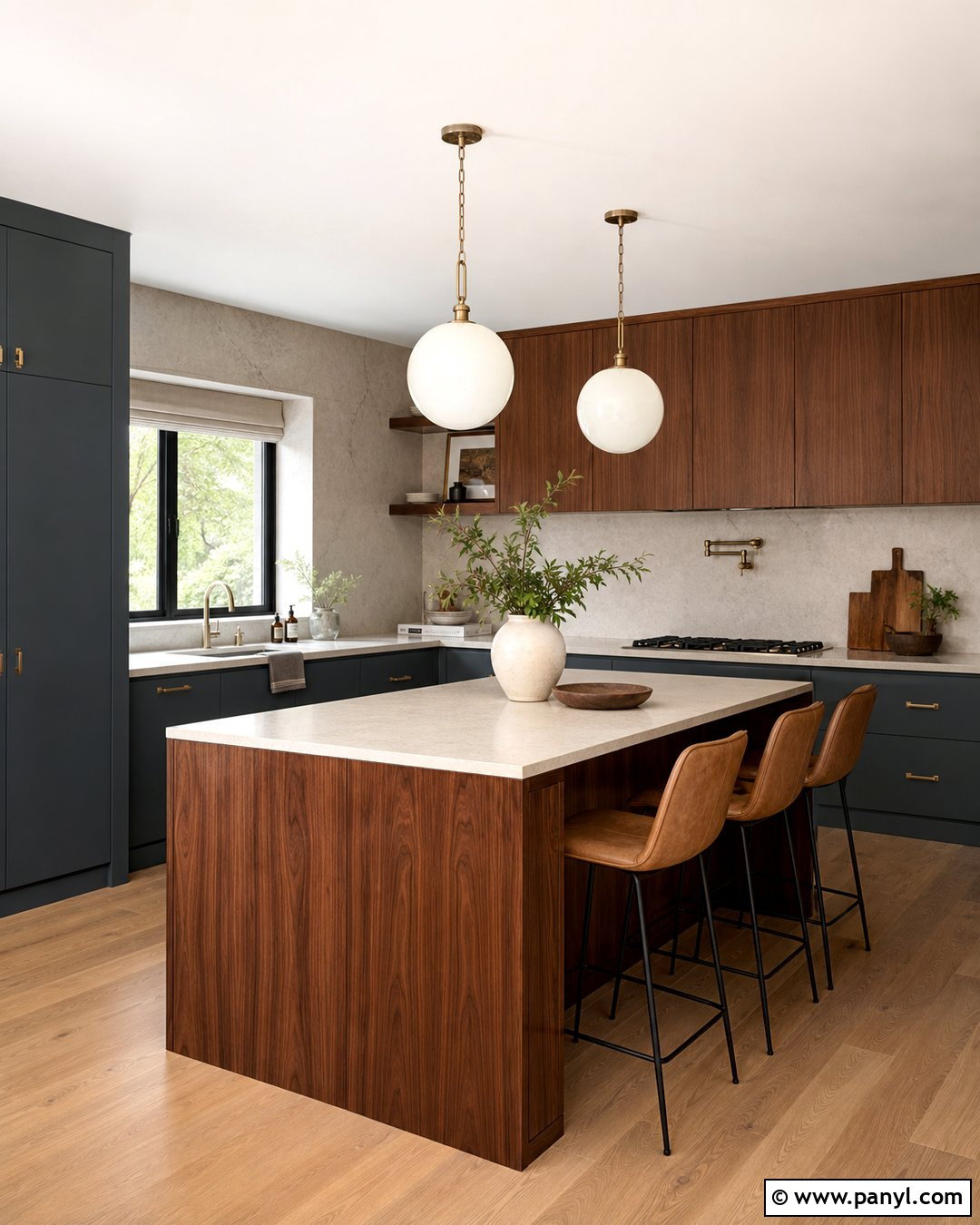 Rocky Coast Kitchen With Walnut Cabinets - 35 rocky coast benjamin moore ideas