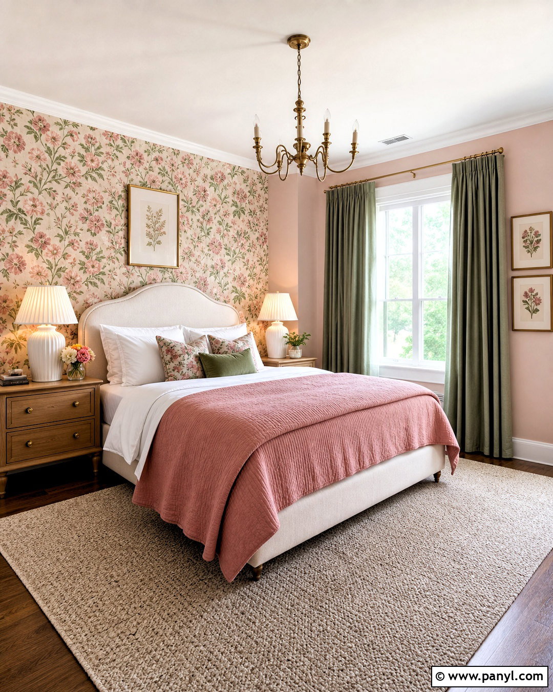 Romantic Floral Bedroom - 20 bedroom inspirations