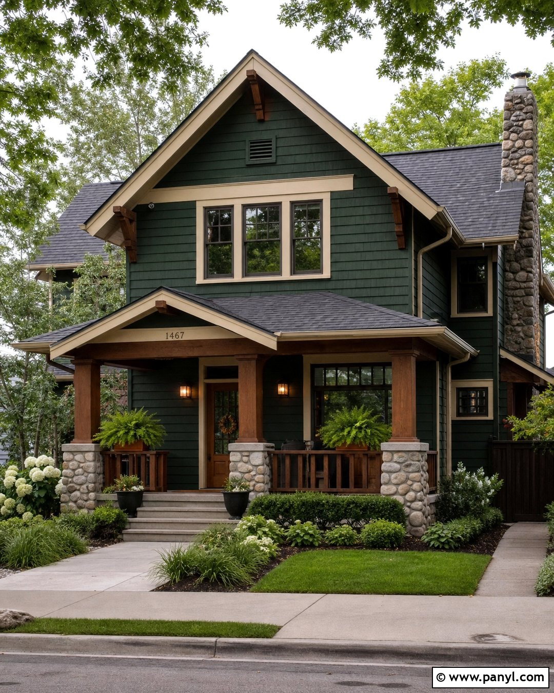 Rookwood Dark Green Craftsman Exterior - 30 rookwood dark green sherwin williams ideas