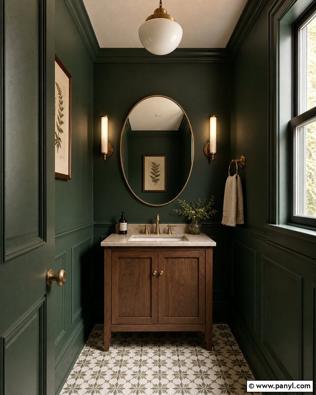 Rookwood Dark Green Powder Room - 30 rookwood dark green sherwin williams ideas