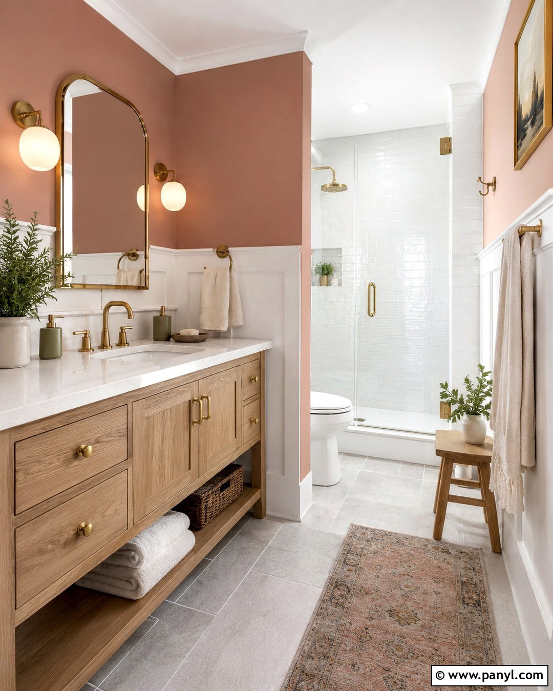 Rose Bathroom Walls - 20 Rose Colored Walls