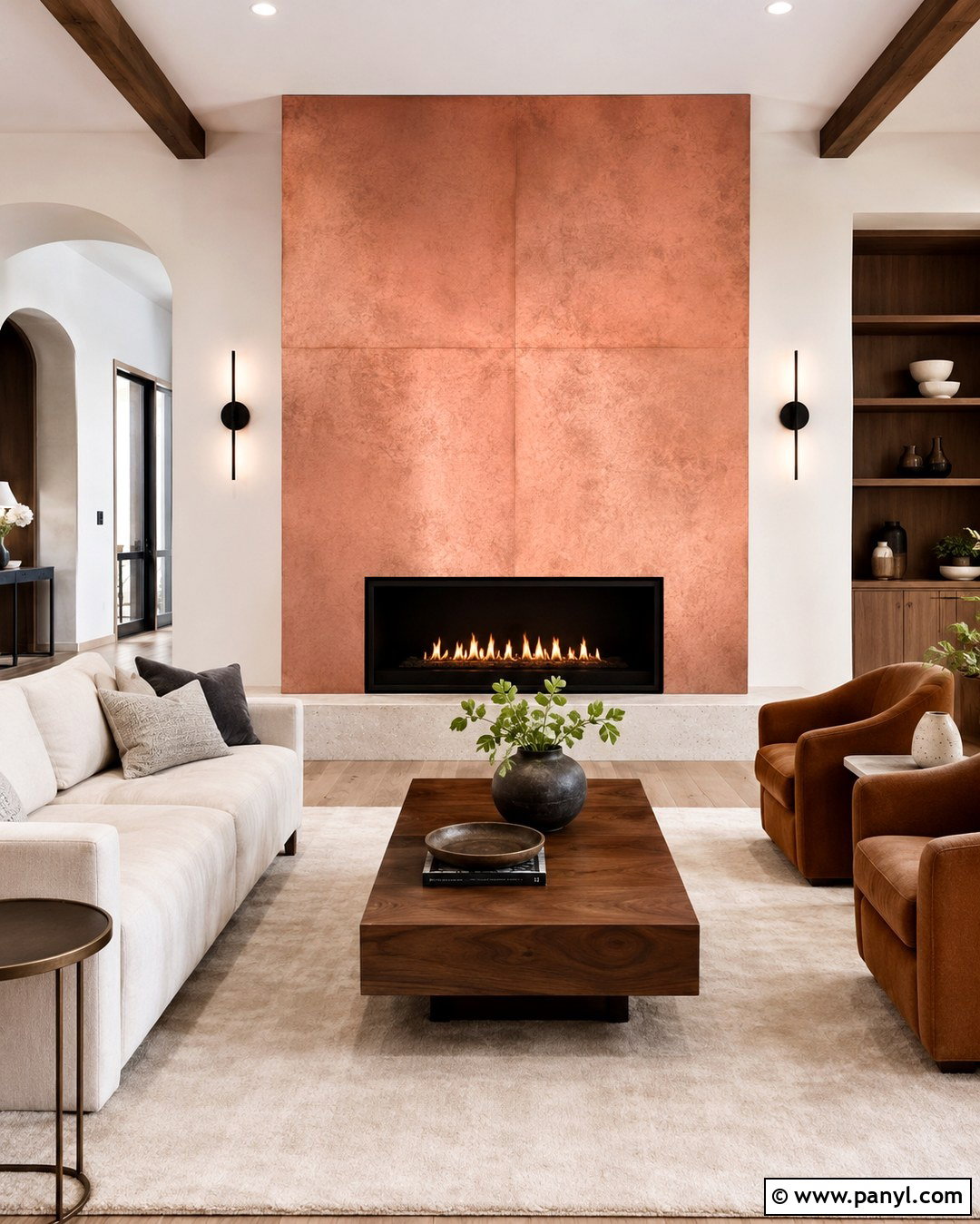 Rose Gold Fireplace Accent Wall - 20 Rose Gold Accent Wall Ideas