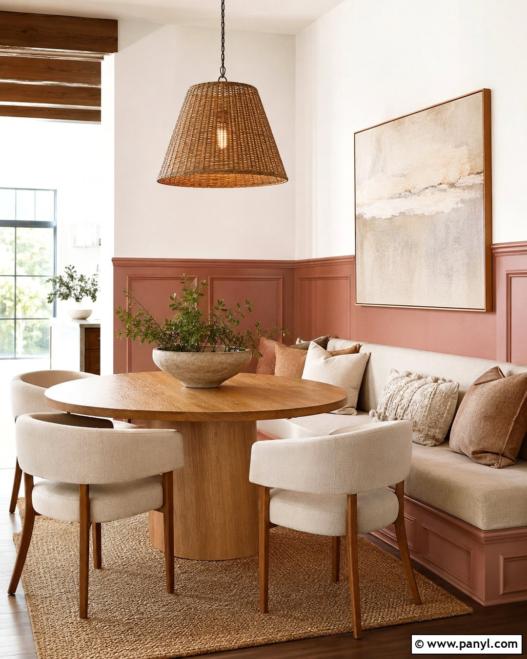 Rose Gold Half Wall Accent - 20 Rose Gold Accent Wall Ideas