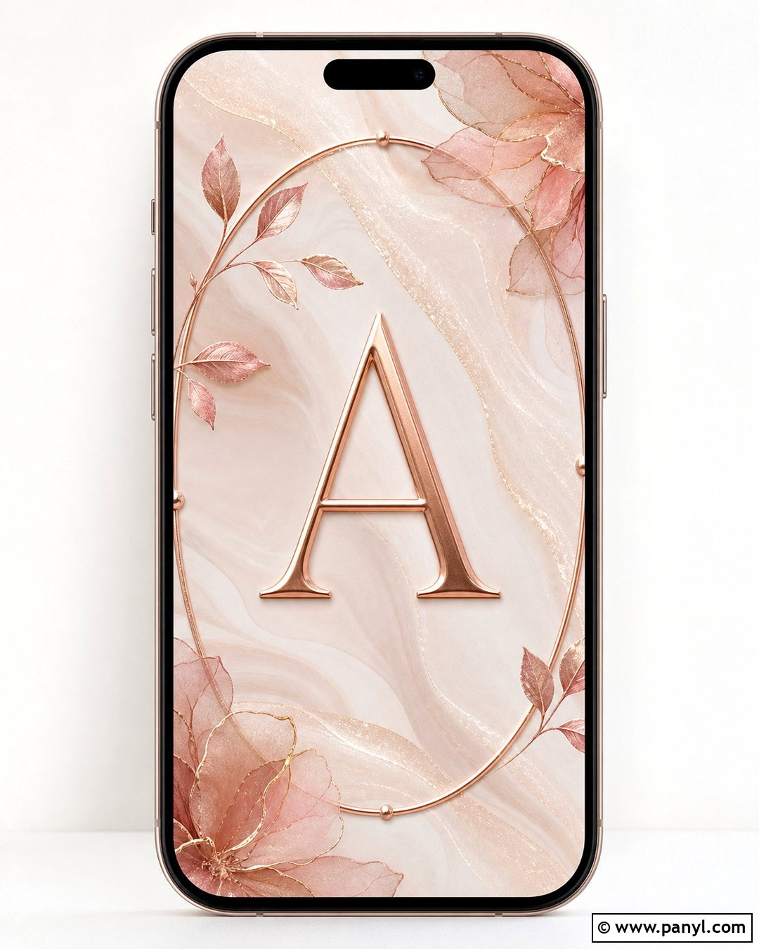 Rose Gold Letter A Wallpaper - 20 Wallpaper With The Initial A Ideas