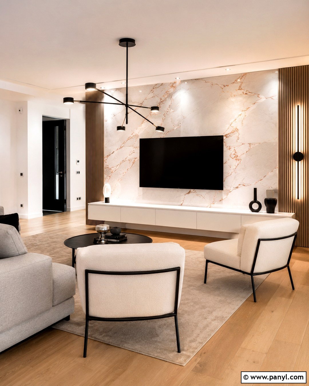 Rose Gold Marble Accent Wall - 20 Rose Gold Accent Wall Ideas