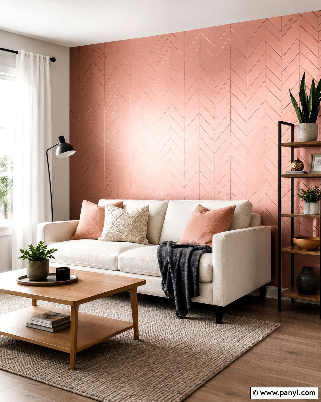 Rose Gold Peel And Stick Accent Wall - 20 Rose Gold Accent Wall Ideas