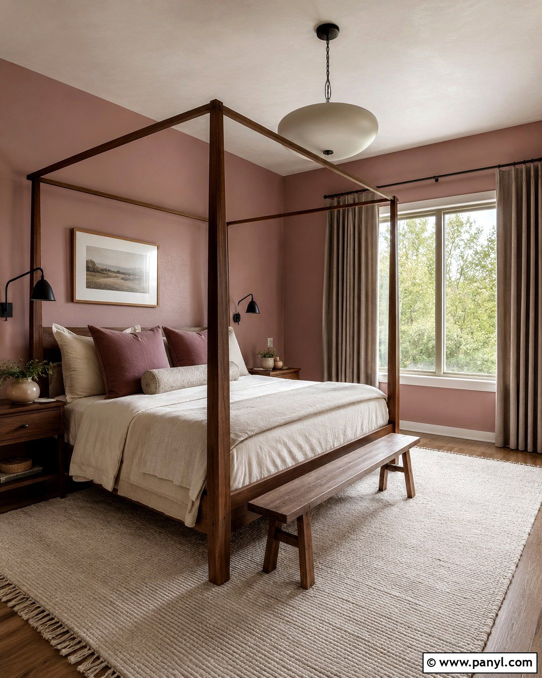 Rose Taupe Walls - 20 Romantic Wall Colors