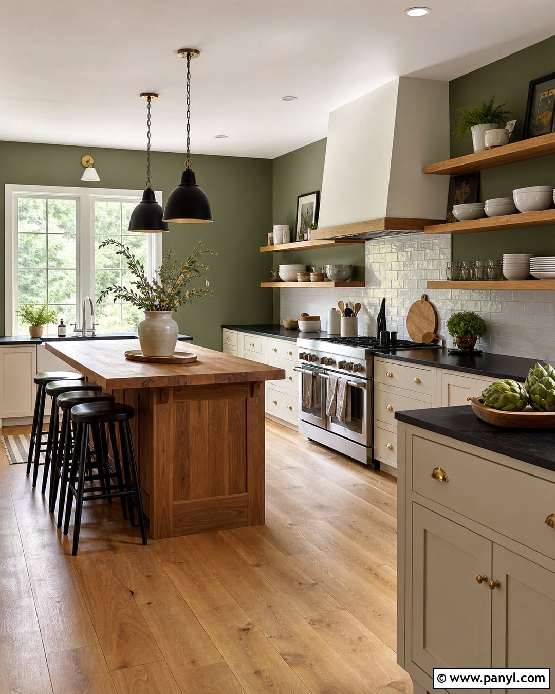 Rosemary Green Kitchen Walls - 20 Sherman Williams Green Walls