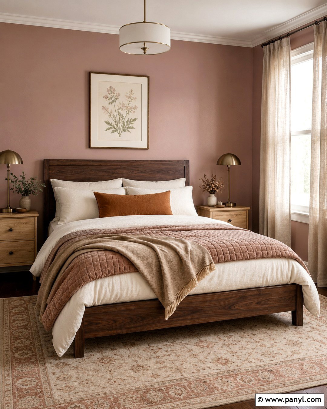 Rosy Brown Guest Room Wall Color - 20 Brown Beige Wall Color Ideas