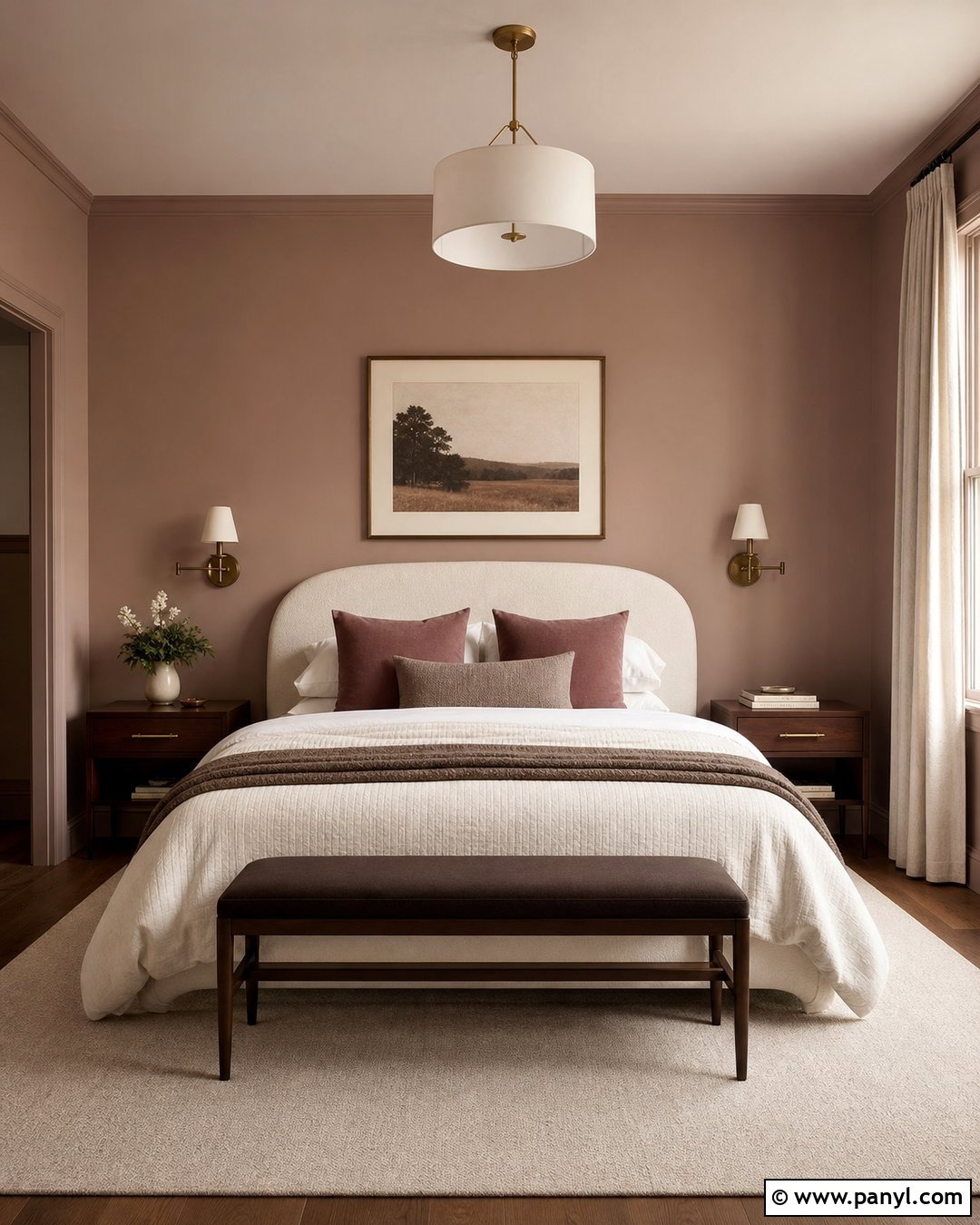 Rosy Taupe Neutral Wall Color - 45 Neutral Wall Color Ideas