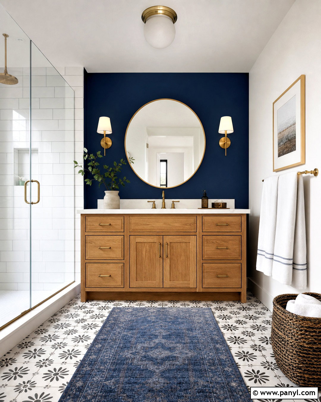 Royal Blue Bathroom Accent Wall - 20 royal blue accent wall ideas