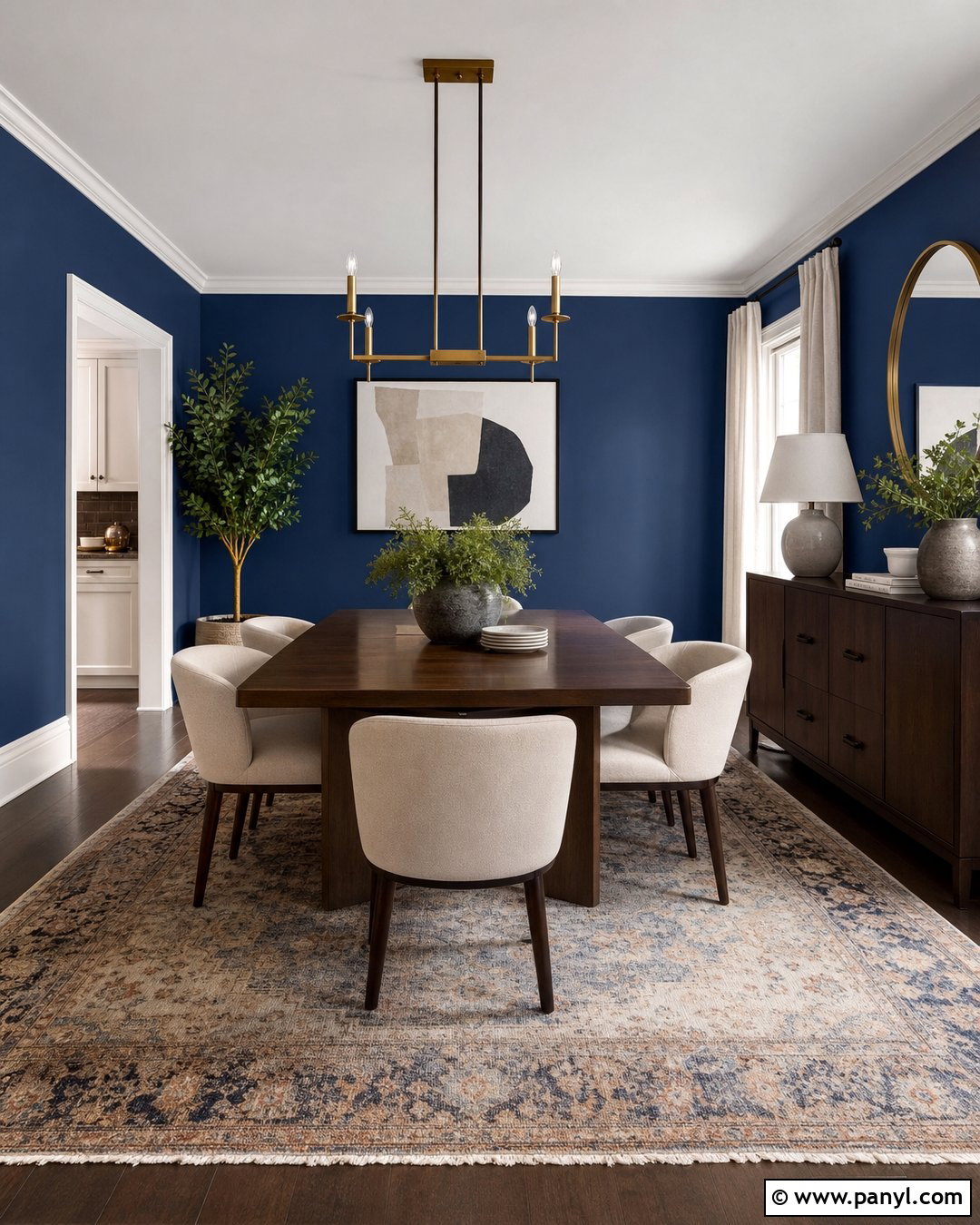 Royal Blue Dining Room Walls - 50 blue walls
