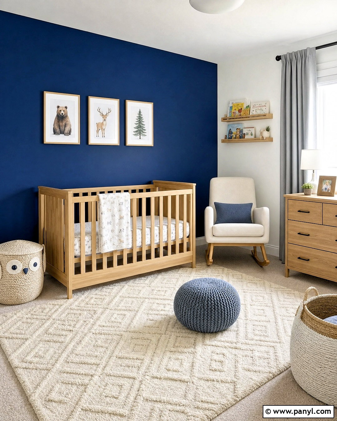 Royal Blue Nursery Accent Wall - 20 royal blue accent wall ideas
