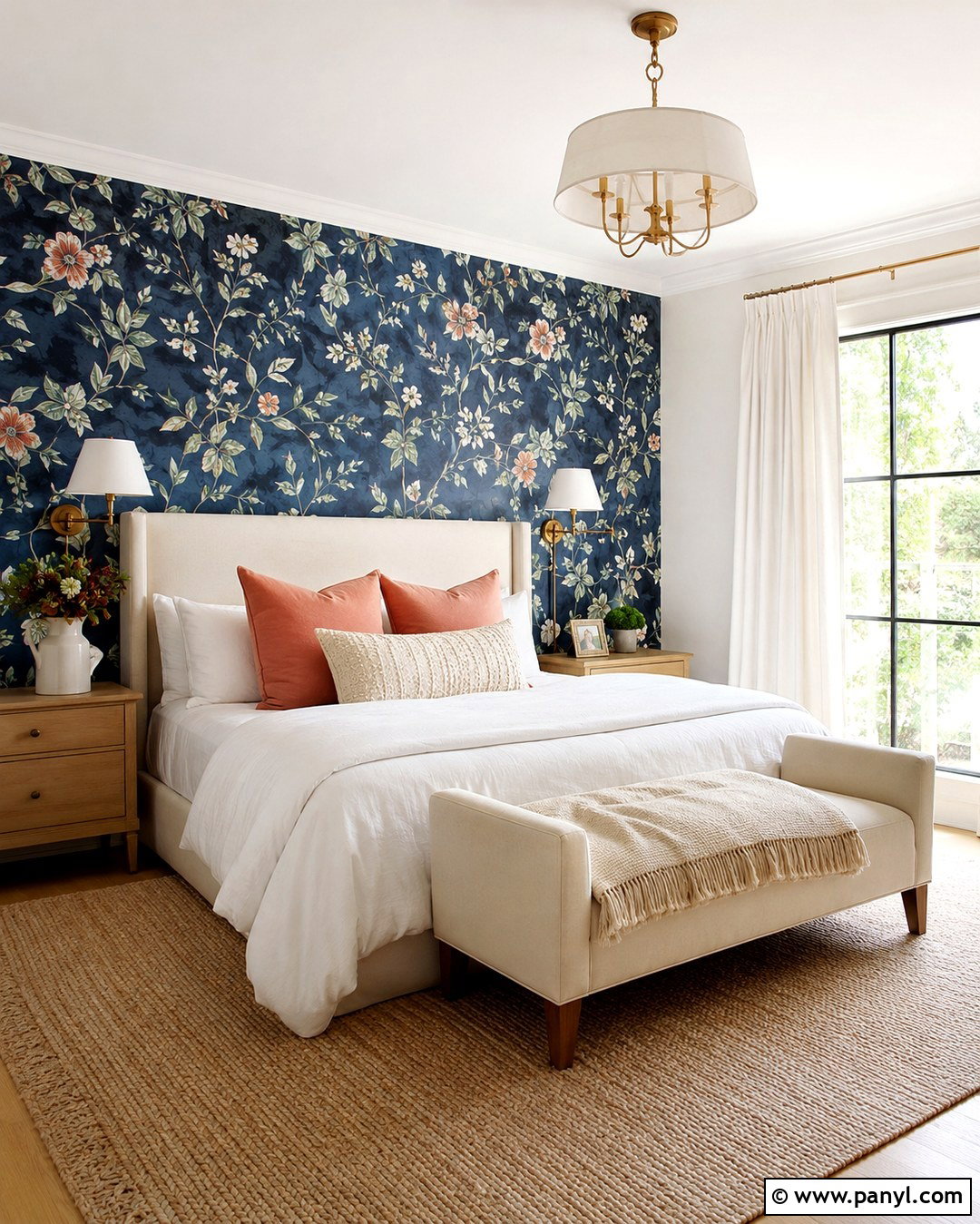 Royal Blue Wallpaper Feature Wall - 20 Royal Blue Feature Wall Ideas