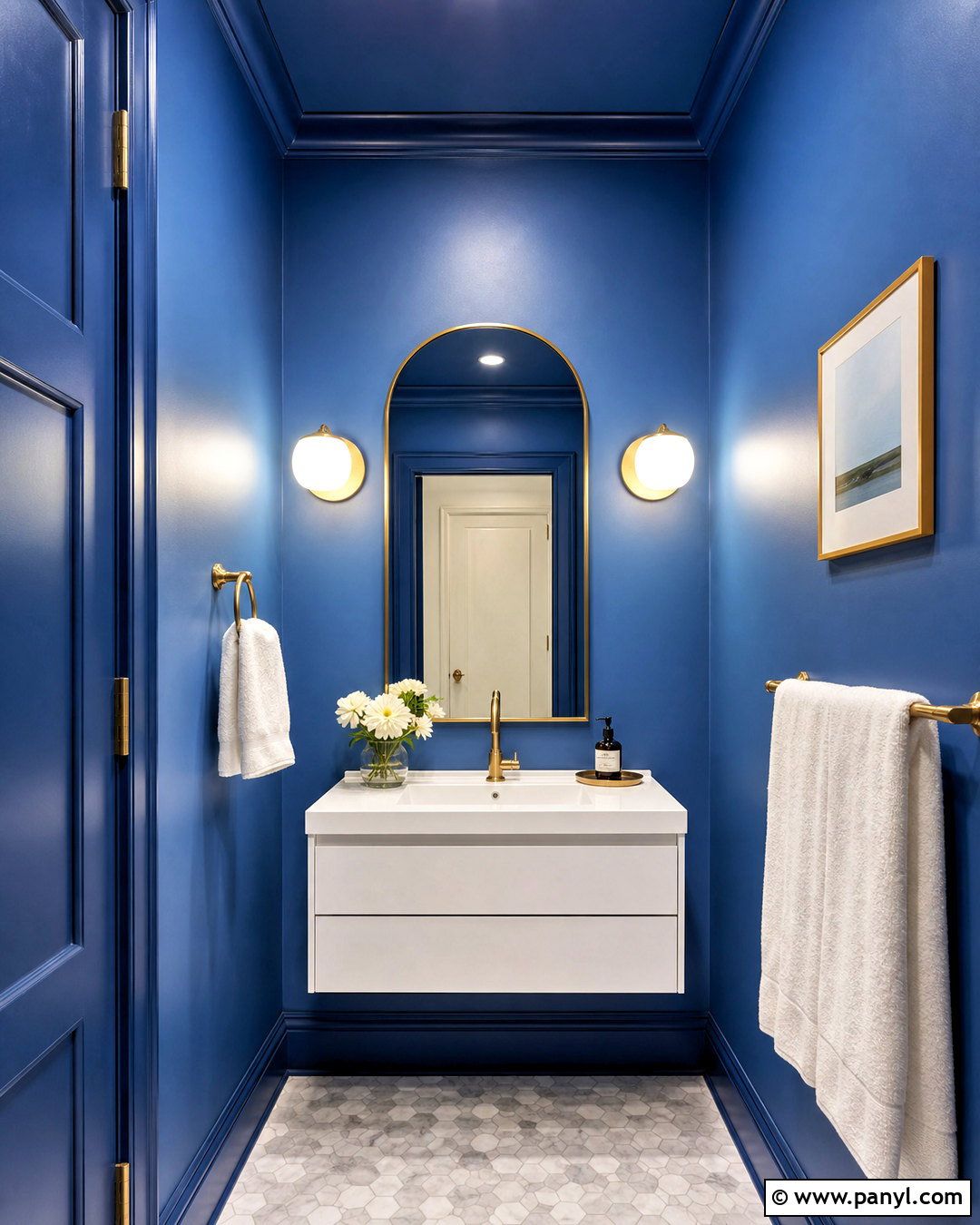 Royal Blue Walls And Ceiling - 20 royal blue walls