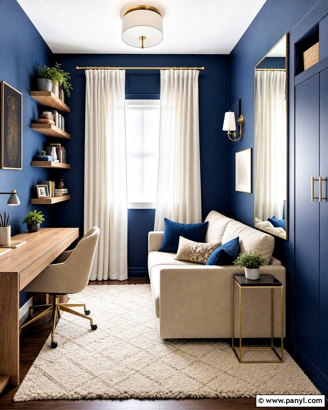Royal Blue Walls In A Small Room - 20 royal blue walls