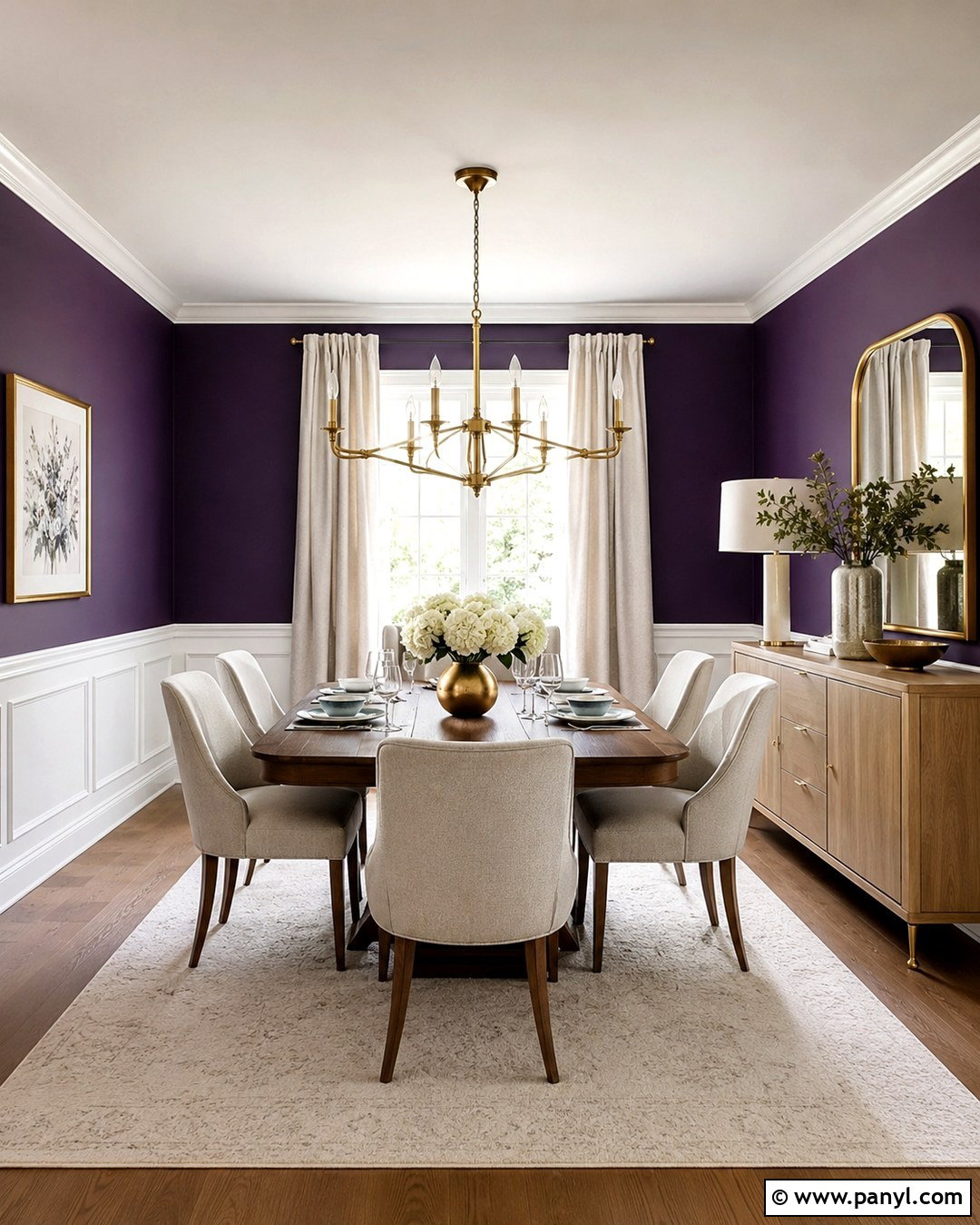 Royal Purple Dining Room Walls - 20 Royal Purple Wall Ideas