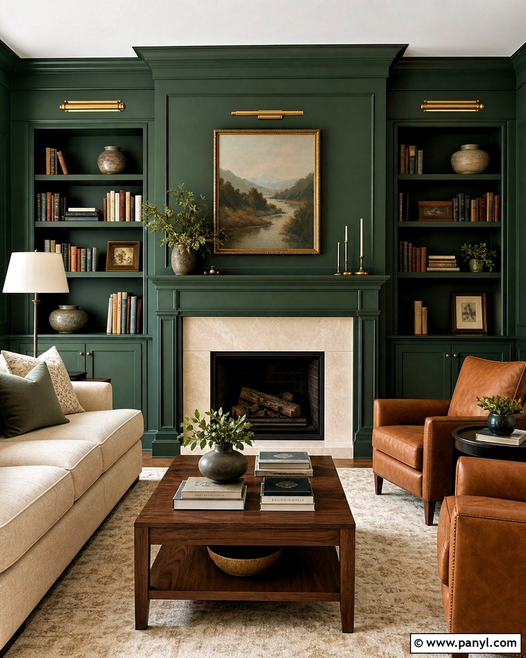 Roycroft Bottle Green Fireplace Wall - 20 roycroft bottle green sherwin williams ideas