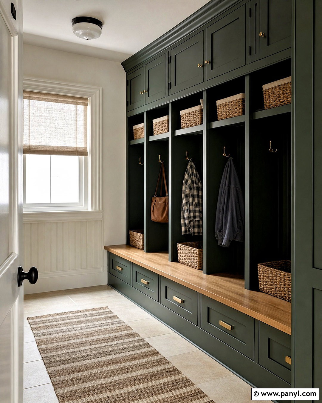 Roycroft Bottle Green Mudroom Cabinets - 20 roycroft bottle green sherwin williams ideas