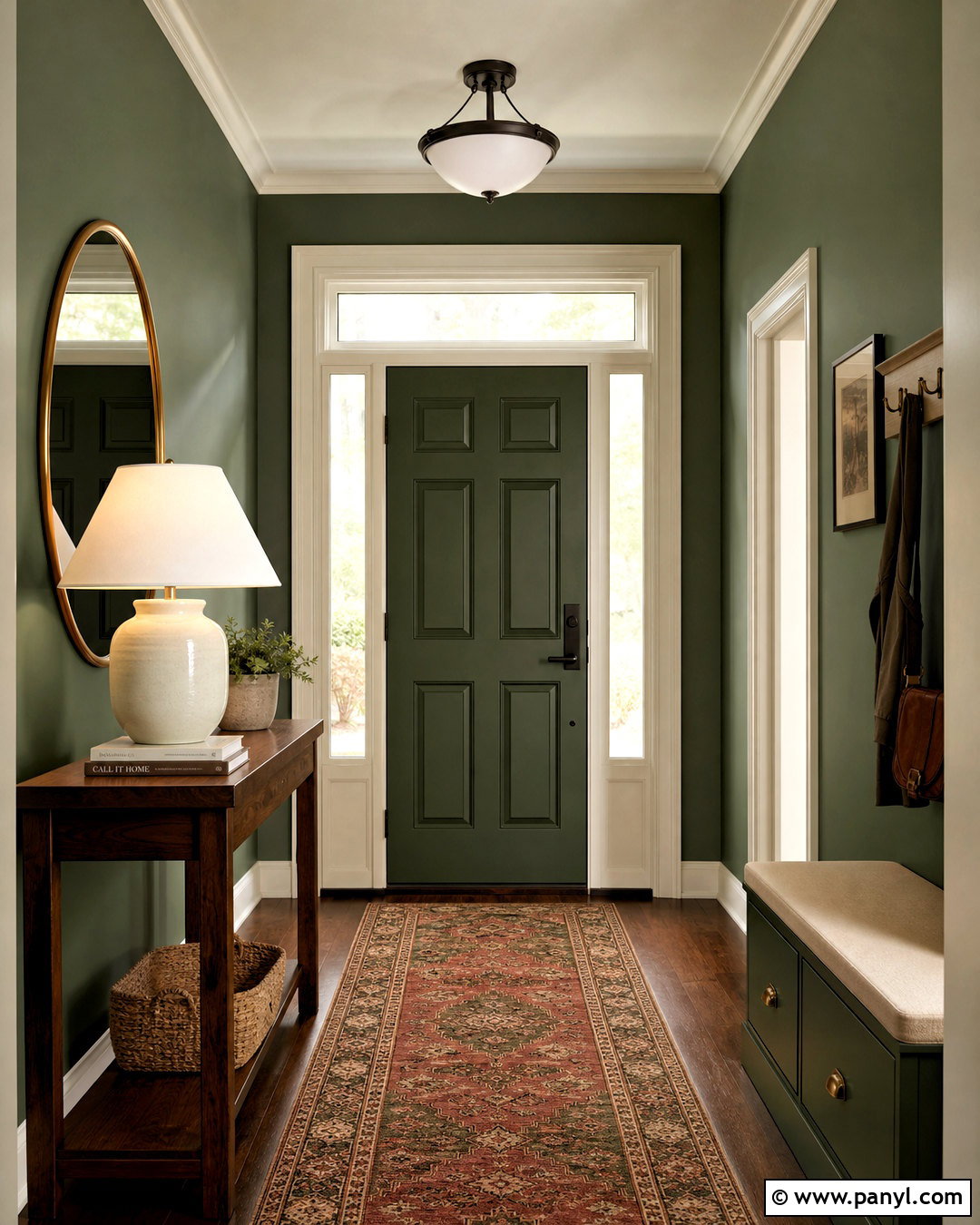 Roycroft Bronze Green Entryway - 20 roycroft bronze green sherwin williams ideas
