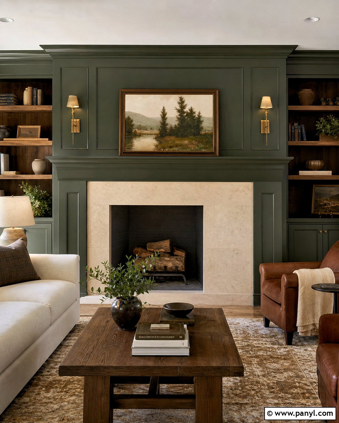 Roycroft Bronze Green Fireplace Wall - 20 roycroft bronze green sherwin williams ideas