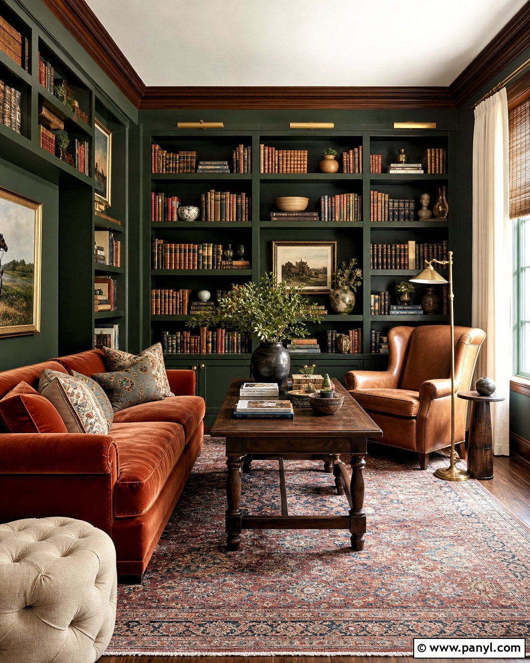 Rust And Forest Green Library - 20 rust color combinations