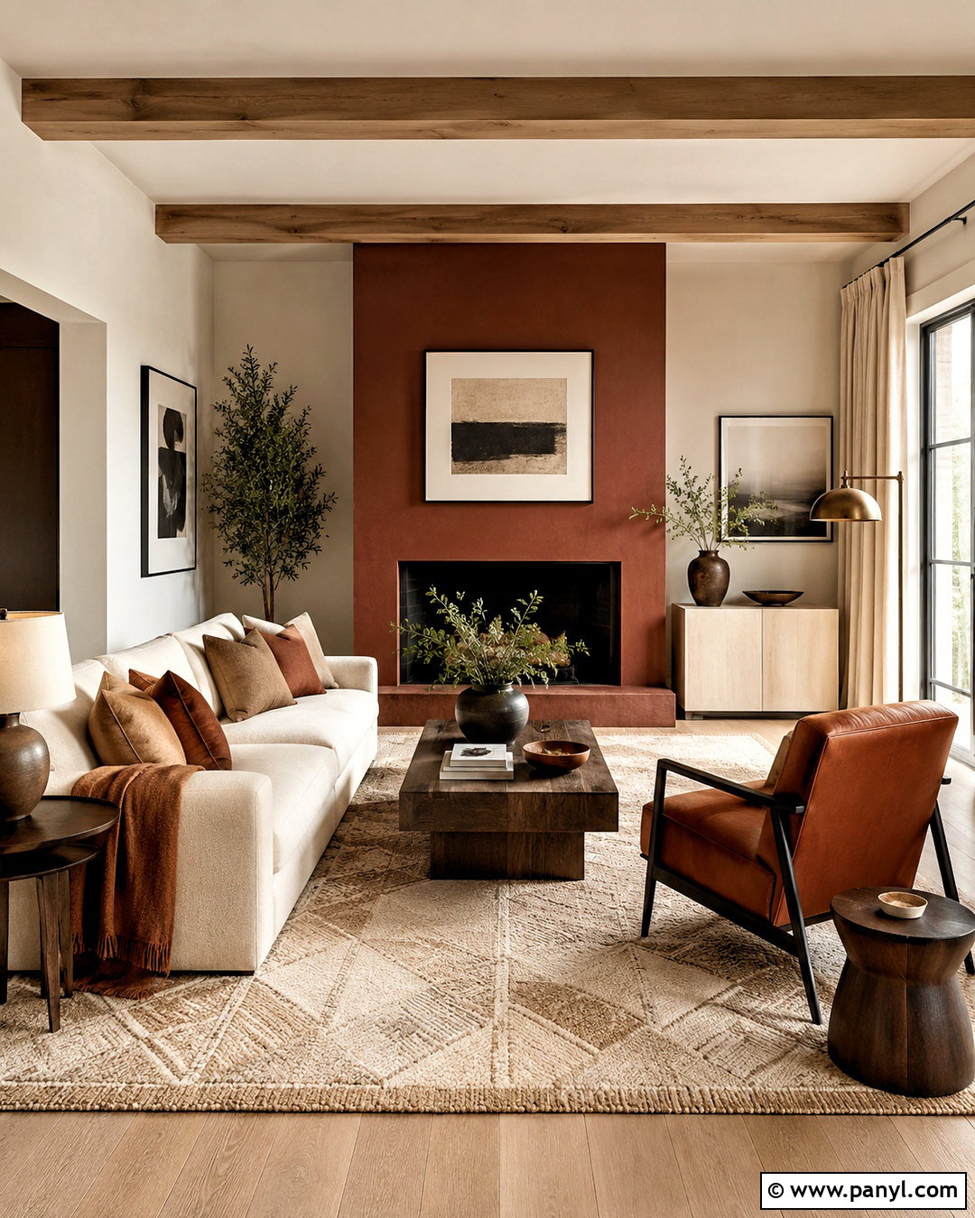 Rust And Pale Taupe Living Room - 35 wall color combinations living rooms