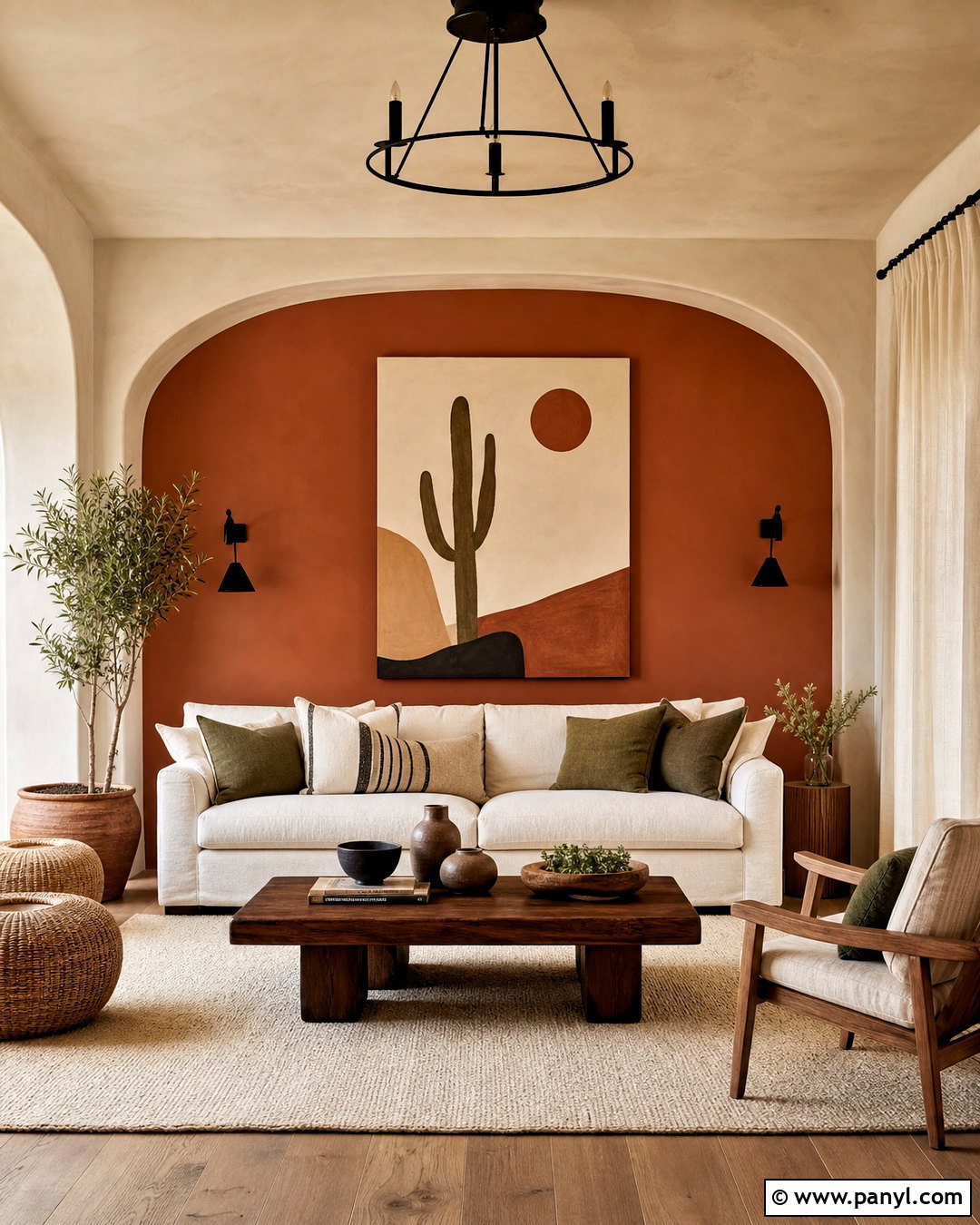 Rust And Sand Hall Walls - 20 hall painting wall colors combination ideas
