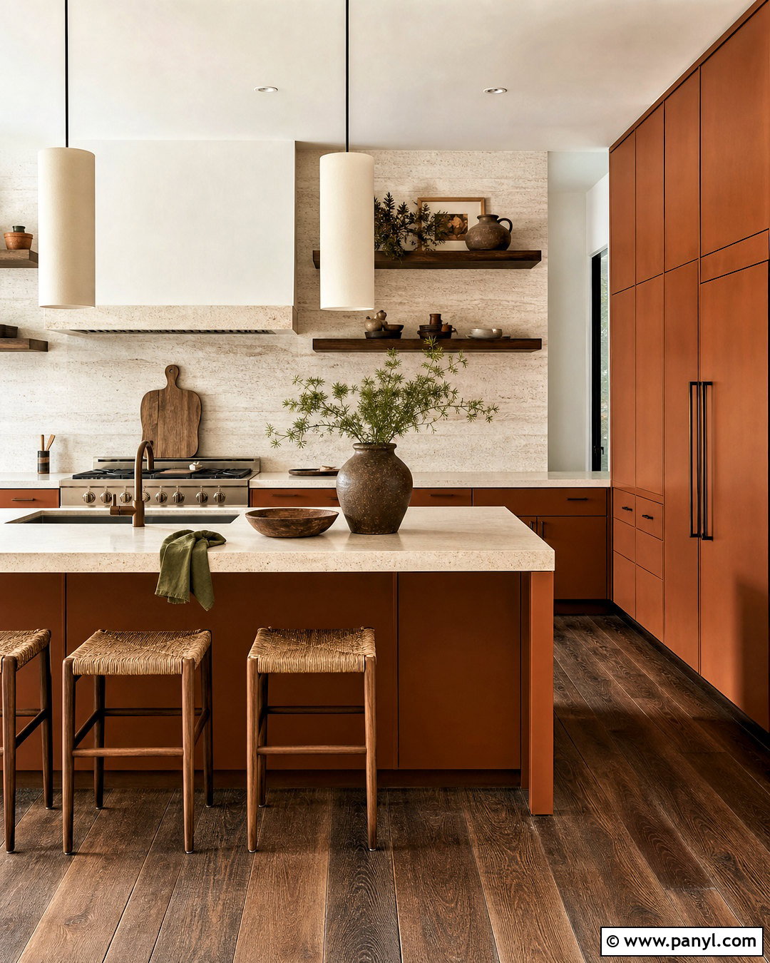 Rust Kitchen - 20 warm kitchen colors