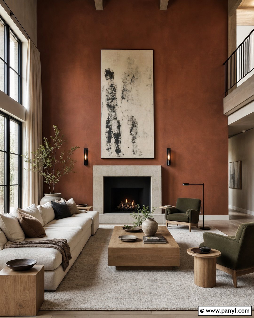 Rust Living Room Walls - 35 Best Wall Colors For Living Room Ideas