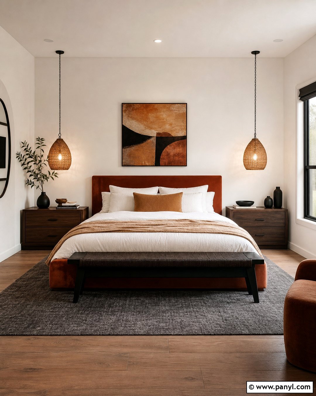 Rust Orange Accent Color - 20 Best Accent Color For White Walls