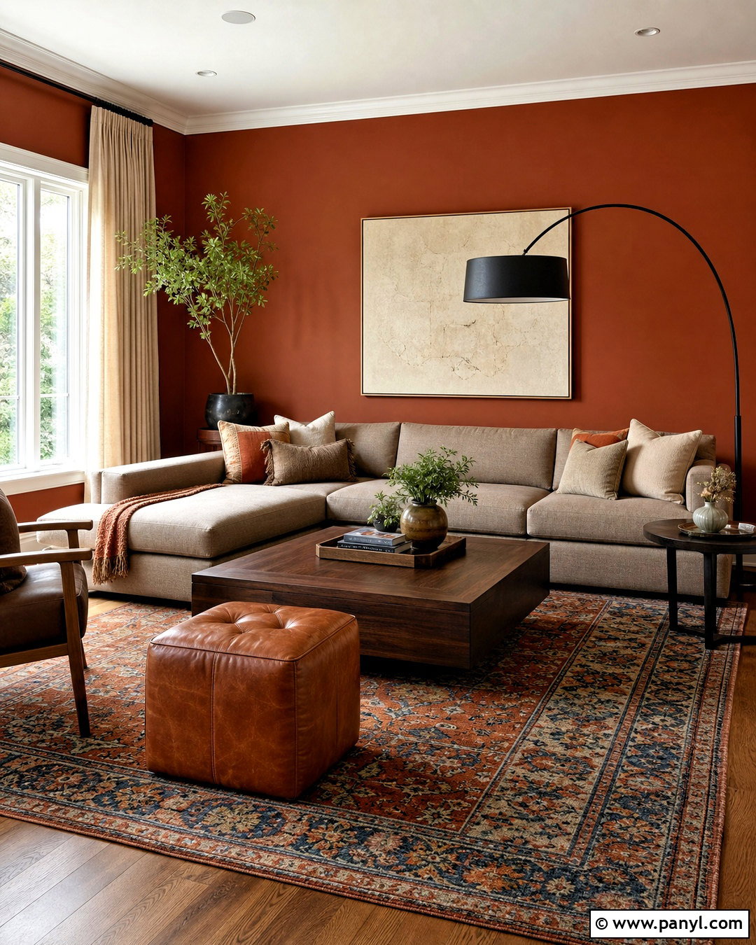 20 Orange Accent Wall Living Room Ideas for a Bold Refresh